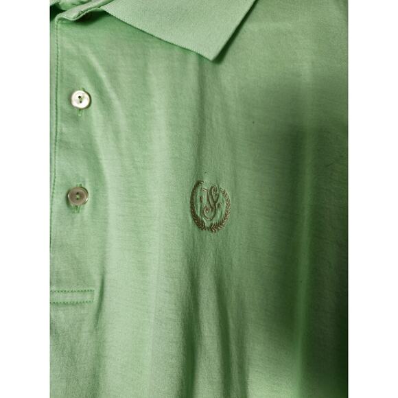 Peter Millar Polo Shirt Size XL Mint Green Cotton Short Sleeve - Picture 3 of 7